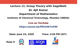 SageMath Lecture 11 [upl. by Llednahs]