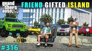 MICHAELS NEW PRIVATE ISLAND AS A GIFT  GTA V GAMEPLAY 316  GTA 5 [upl. by Asabi]