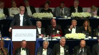 Jim Gaffigans Al Smith Dinner jokes Kamala Harris amp Molly Shannons cameo speech by Donald Trump [upl. by Eniwtna]