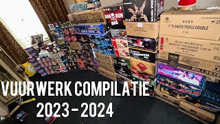 VUURWERK COMPILATIE 20232024  oud amp nieuw  60 blokken en cakes [upl. by Jezabella]