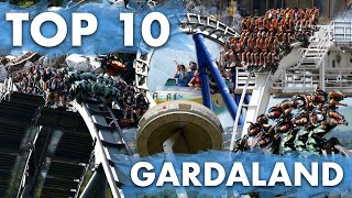 TOP 10 Fahrgeschäfte im Gardaland 2024 [upl. by Sabina]