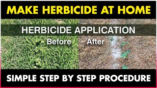 How to make WEED KILLER  HERBICIDE at home  How to Kill weeds Naturally  Organic Herbicide [upl. by Avril]