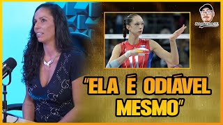 A LENDA DO VÔLEI BRASILEIRO PAULA PEQUENO DETONA A RUSSA EKATERINA GAMOVA [upl. by Aliahs]