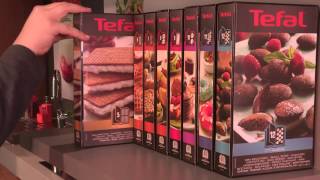 Coffret Snack Collection Tefal  Les gaufrettes [upl. by Lizbeth]