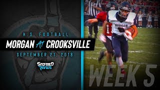 HS Football  Morgan at Crooksville 92118 [upl. by Wall]