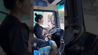 female truck driving shorts subscribe newsong djgan tractor jcb trending ytshorts foryou [upl. by Dnomyad]