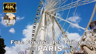 EXPLORING PARIS》FÊTE FORAINE des TUILERIES 2020 【4K】 [upl. by Godewyn]