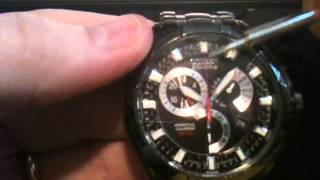 How to set Time amp Calendar on Citizen EcoDrive 8700 BL809752E [upl. by Emmi]