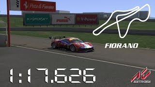 Assetto Corsa  2017 AF Corse Ferrari 488 GTE  Pista di Fiorano  117626 [upl. by Theall725]