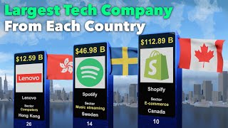 Largest Tech Co From Each Country [upl. by Warden296]