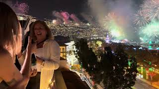 New year fireworks 2024 Funchal Madeira [upl. by Scheider]