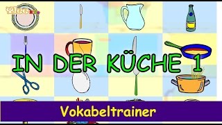 In der Küche  Die ersten Wörter  Wir lernen Deutsch  Longmix  Yleekids Deutsch lernen [upl. by Solracesoj127]