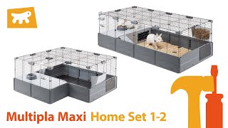 MULTIPLA MAXI Ferplast Rabbit Home Assembling Tutorial [upl. by Magnuson]