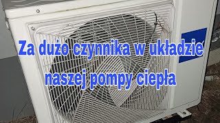 Pompa ciepła z klimatyzatora❄ za dużo czynnika w układzie [upl. by Anomas]