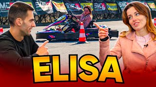 INSEGNO a ELISA MAZZUCCHELLI come GUIDARE UN KART [upl. by Meeki49]