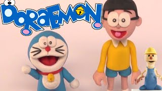 ドラえもん のび太 ドラえもん Doraemon and Nobi  Draemon  PLAY DOH  PLAY with CLAY [upl. by Acinoj]