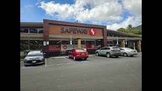 4K Safeway at Manoa Marketplace on 91824 in Honolulu Oahu Hawaii [upl. by Rimidalv247]