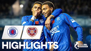 Rangers 10 Hearts  Dessers Goal Gives Rangers Vital Win At Ibrox  William Hill Premiership [upl. by Sirtimid]