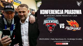 KONFERENCJA PRASOWA  SKS FULIMPEX STAROGARD GDAŃSKI VS AZS AWF MICKIEWICZ ROMUS KATOWICE [upl. by Nywde356]