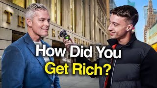 Asking Millionaires How They Got RICH New York City [upl. by Haldas]