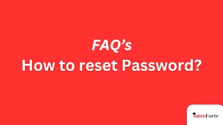 How to reset your password  IntrnFortes FAQ 🔐 [upl. by Pettifer]