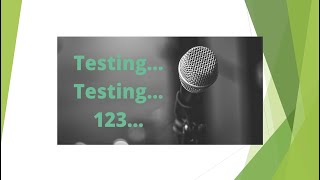 TestingTesting123 [upl. by Cassandry]