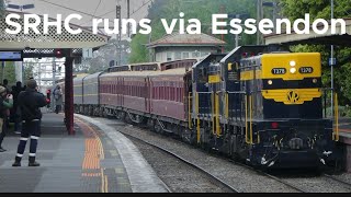 SRHC runs via Essendon  SRHC’s dining train [upl. by Ahsotal]