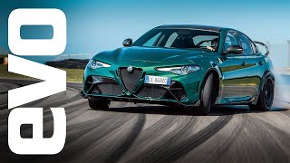 Alfa Romeo Giulia GTAm – a fourdoor 911 GT3  evo LEADERBOARD [upl. by Yrolam]