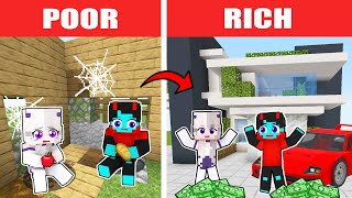 Best of Minecraft  POOR to RICH STORY [upl. by O'Neill590]