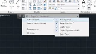 AutoCAD 2013  Linha de Comandos  Preenchimento Automático [upl. by Hansen153]