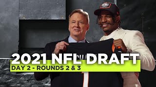 2021 NFLDraft Rounds 2 amp 3 LIVE reaction and analysis  NFL on ESPN [upl. by Kitrak]