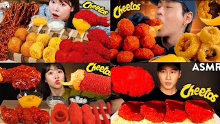 ASMR MUKBUNG Eating Spicy Cheetos Chicken Challenge asmr mukbung eatingshow viral shorts [upl. by Fabe752]