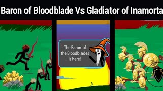 Team Up With Baron of the Bloodblade To Defeat Gladiators  Stick War Legacy Mission 343 [upl. by Ellingston647]