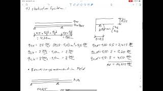 Aufg12  Biegebemessung Deckenplatte Klausur SoSe 2022 [upl. by Ynnod]