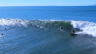 Surfing Overhead Ventura Point California SURF [upl. by Krueger346]