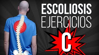 ESCOLIOSIS en C 👉 EJERCICIOS correctivos [upl. by Orbadiah]