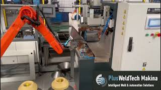 Çift Robot Otomatik Punta Kaynak Makinesi  Fully Automatic Spot Welder [upl. by Kentigera]