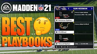 Top 5 BEST Playbooks in Madden 21 To Win More Games [upl. by Wun]