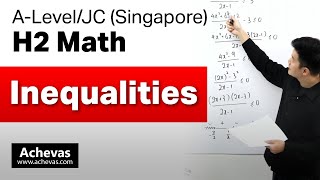 ALevel JC H2 Math Tuition Inequalities [upl. by Matthew]