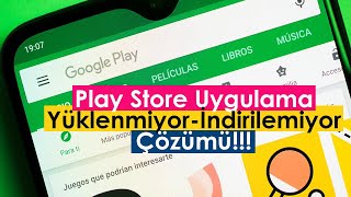 Play Store Uygulama Yüklenmiyorİndirilemiyor Çözümü [upl. by Atteragram]