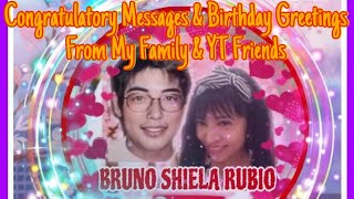 Congratulatory Messages amp Birthday Greetings From My Family amp YT Friends [upl. by Nihhi]