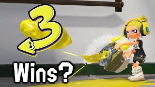 Can I Get 3 Wins with the Sloshing Machine in S Splatoon 3 [upl. by Inafit]