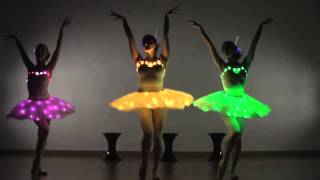 LED Ballerinas  Ballerina Dance  Modern Ballet Show  Contraband Entertainment [upl. by Htial]