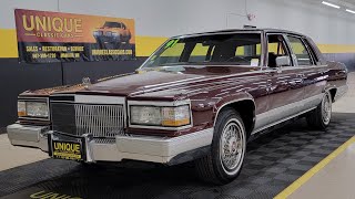 1991 Cadillac Brougham DElegance  For Sale 24900 [upl. by Kciredorb815]