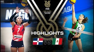 🇩🇴 DOM vs 🇲🇽 MEX  Highlights  Womens OQT 2023 [upl. by Nhguahs293]