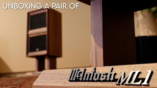 Unboxing McIntosh Labs ML1 Loudspeakers [upl. by Abbott]