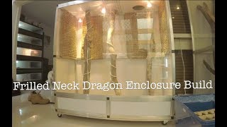 DIY Demo Frilled Neck Dragon Enclosure Build [upl. by Gensler]