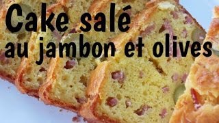 Cake salé au jambon et olives  Fred et Camille Cuisine [upl. by Norrad692]