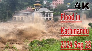 Kathmandu Flood Bagmati river [upl. by Drarrej]