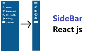 SideBar Menu in React JS  Sidebar Navigation Menu Tutorial ReactJS  Side Menu in React JS [upl. by Meggi]